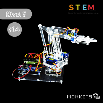 Brazo Róbotico con Arduino...